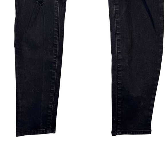 Sofia Black Distressed Skinny High Waisted Jeans Pants Rosa Curvy Ankle Size 4 - Picture 4 of 7